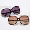 Large Frame Eyewear Outdoor Sunglasses Sun-Protective Black Shades Glasses  for Women