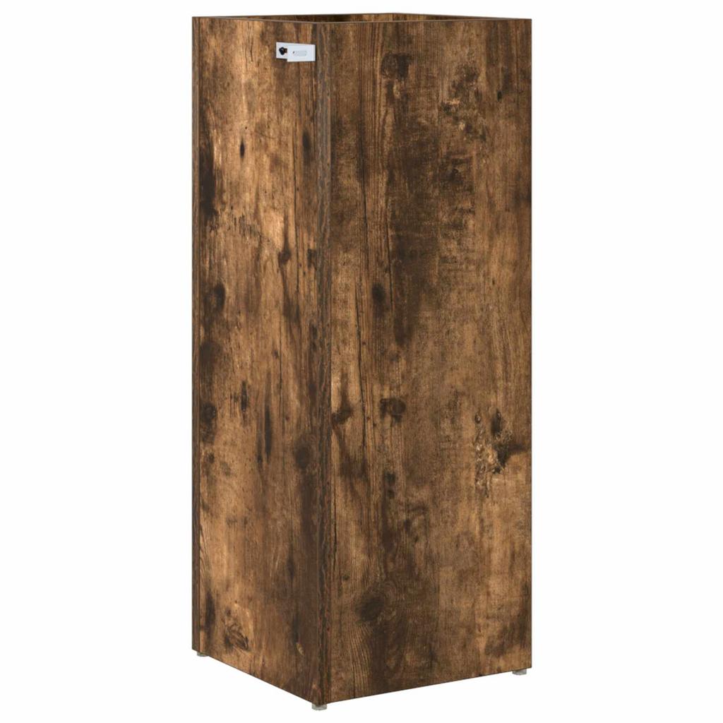 Umbrella Stand Smoked Oak 25 x 24.5 x 64 cm