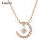 Lindon женское ожерелье кулон медный сплав циркон для женщин свадебная вечеринка модный подарок