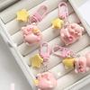 Fashionable Piggy Pendant Keyrings Accessory Cute Animal Bag Decoration for Girl
