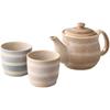 Dandan Tea W12 X X Mino Made In Japan Ale-net Set, D17.5 H12cm, Ceramic, Ware,