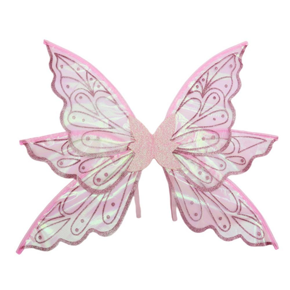 Sparkling Organza Butterfly Wings Girls Angel Wings  for Halloween Dress Up Party Favor Gift