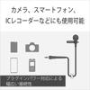 Sony Микрофон камеры петличный микрофон ECM-L1