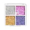 Super Shiny Crystal Sequin Eye Shadow Gel - 4-Color Glitter for Show-Stopping Eye Makeup