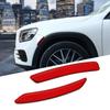 2pcs Car Side Marker Sticker Reflective Trim Car Exterior Wheel Eyebrow Stickers Decal Warning Reflective Tape Strips