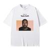 This Is Kanye West Flat Print T-Shirt Women's Hip Hop Fun T-Shirt Rapper Kanye Avatar Oversized Casual T-shirt