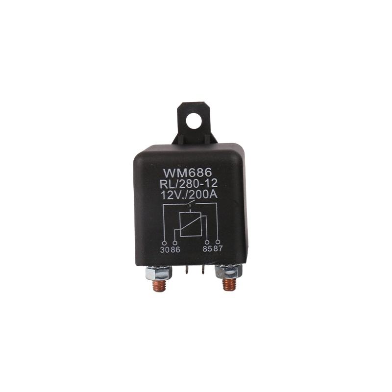 1 Pc 12V 24V Power Automotive Heavy Current Start Relay 200A High Power 4P Starting Relay Car Relay Modular Relays