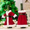 Christmas Wine Bottle Cover Merry Christmas Decorations For Home 2025 Navidad Noel Natal Ornaments Xmas Gift Happy New Year 2026