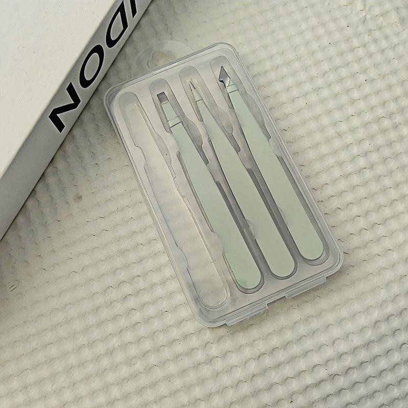 Розовый набор пинцетов для бровей и ресниц - Набор инструментов для стрижки из 2/3 предметов.