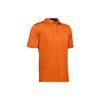 Solid Color Polo Shirt Men Tops Orange 1290140-800
