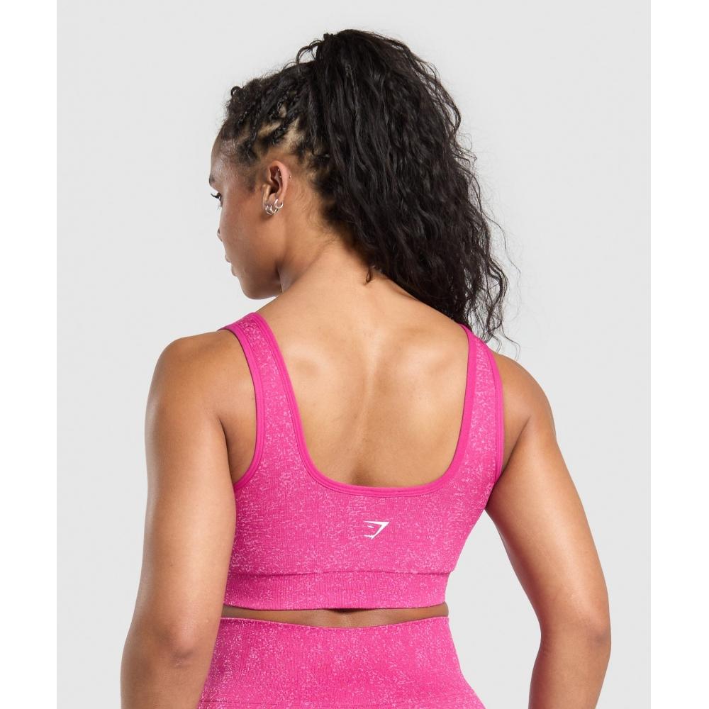 Gymshark Спортивный бюстгальтер Adapt Fleck Winning Pink Sour Pink B9a7h Kcqz