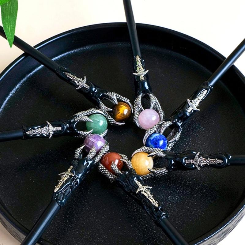 Хэллоуинские трости Драконьи когти Сфера Жезл Ведьмы Волшебная палочка Волшебника Косплей Реквизит топ продаж