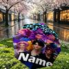Custom Name Personalized KPop Demon Hunters Print Umbrella, Auto Open Close, 8‑Rib Sturdy Frame, Commute Camping Hiking Use, Birthday Gift