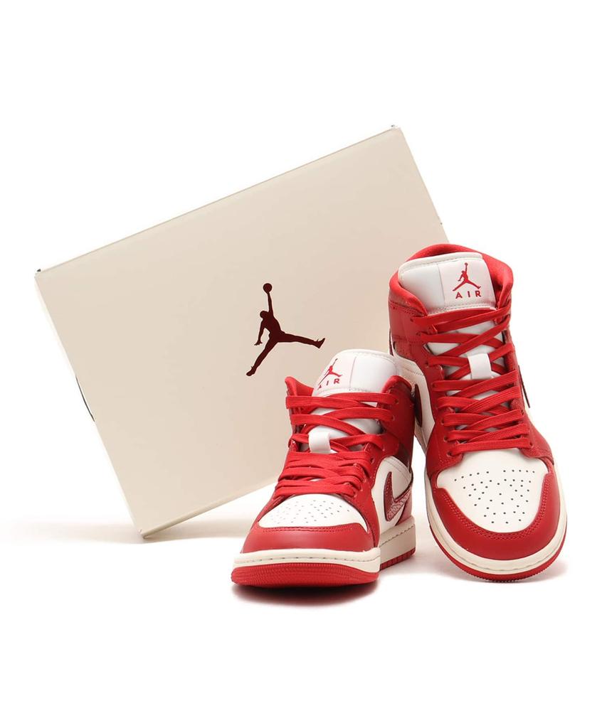 HJ9337-106 Женские Nike Air Jordan 1 Mid SE Sail Varsity Red Team Red (Женский)