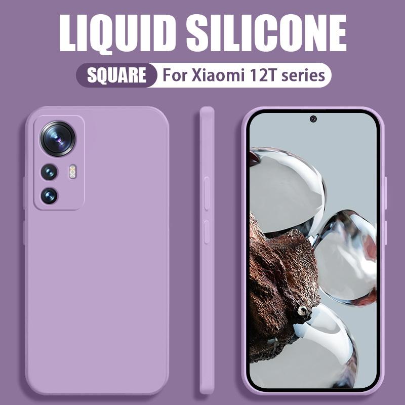 Жидкий силиконовый мягкий чехол для телефона TPU для Xiaomi 14T 13T Pro Poco X6 Redmi Note 13 Pro 12 Pro 11 противоударный матовый бампер