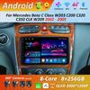 Android OS for Mercedes Benz C Class W203 C200 C320 C350 CLK W209 2002 - 2005 Car Radio Video Multimedia Player GPS 4G Bluetooth