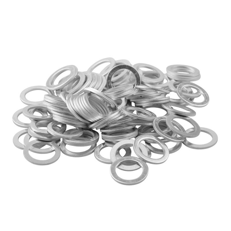 For MERCEDES Aluminum Oil Drain Washers As Shown In The Figure Prevent Oil Leaks Effectively High-grade Aluminum Material