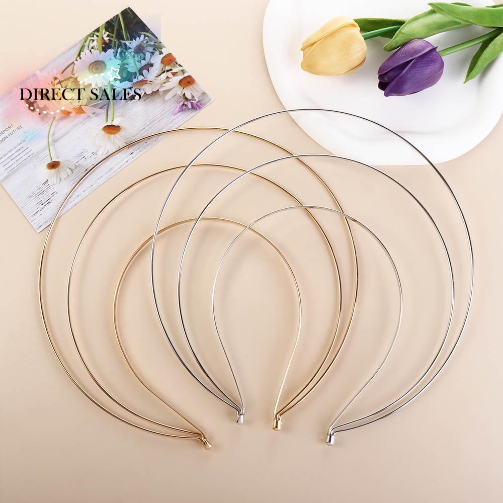 DIY Metal Base Headband Bridal Wedding Hair Hoops Girl Women Hair Accessories Goddess Angel Gold Multi-layer Hair Crown