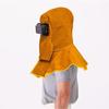 Cowhide Leather Welder Hood Welding Helmet Protective Gear Mask Work Cap