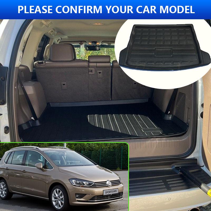 Для Volkswagen VW Golf Sportsvan 2015 2016 2017 2018 2019 2020 автомобильный коврик для багажника, устойчивый к высоким температурам, аксессуары для коврика для хранения