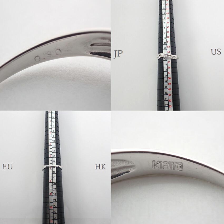 [Б/у] Кольцо с бриллиантом K18WG/Нет. 13/г431-63