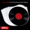 50Pcs 7/10/12 Inch Clear Vinyl Record Protecter Lp Record Plastic Bag Anti-Static Record Inner Sleeves Packaging Bag Clear Cover