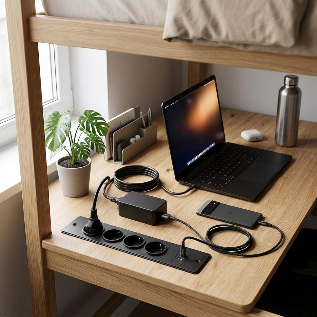 Встраиваемая сетевая розетка 4 розетки AC с USB A USB C, Встраиваемая в стол розетка с удлинителем