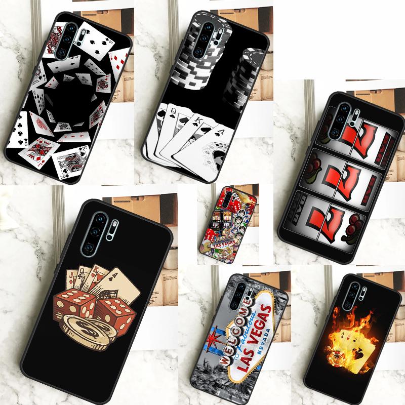 Коробочка для покера в казино Лас-Вегаса для Huawei Nova 3i 7i 8i 11i Y60 Y70 Y90 Y61 Y91 10 9 SE 11 Pro P20 P40 P30 Lite Чехол