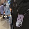 Чехол-шнурок через плечо с полной защитой объектива для iPhone 15 16 16E 14 13 12 11 Pro Max Plus Magsafe Магнитная беспроводная зарядка