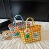 Summer New Fashion Trend Versatile Beach Bag Hand-woven Vegetable Basket Women's Bag