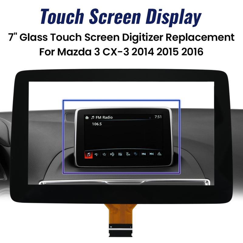 TM070RDZ38 Стеклянный Сенсорный Экран 7 Дюймов 36 Контактов Для Mazda Axela 2 3 Demio CX-3 MX-5 2014-2016 Автомобильный CD-Плеер Навигация Радио