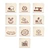 Supplies Cartoon Pattern Handmade With Love Clothing Tags Sewing Accessories Cloth Garment Labels