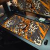 Anime Tiger Mouse Pad Large Size Laptop Computer Lock Edge Desk Mat Rubber Mousepad Gamer Carpet Gaming Accessories Keyboard Mat