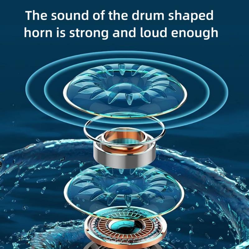 Bluetooth Speaker Wireless Outdoor Waterproof Portable Speaker Bluetooth AUX FM Player Clock Temperature Display Stereo Boom Home Party Favors