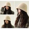 Warm Bucket Hat Vintage Panama Hat Versatile Felt Hat  for Women