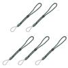5Pcs Anti-lost Phone Lanyard Short Braid Necklace Wrist Strap U Disk Lanyard Bottle Lanyard Adjustable Key Lanyard Holders