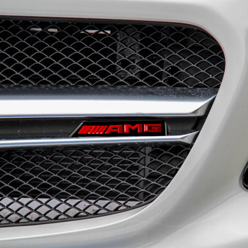1 шт. 3D ABS Значок AMG Наклейка на решетку радиатора автомобиля Для Mercedes Benz Amg X156 W204 W205 W203 W211 W212 W169 GLC CLK CLA A180