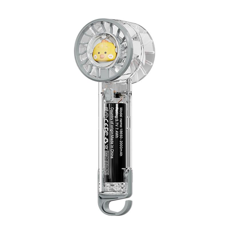 2026 Handheld Mini Fan with Semiconductor Cooling, Three Speeds, 20,000mAh Battery, Desktop Use