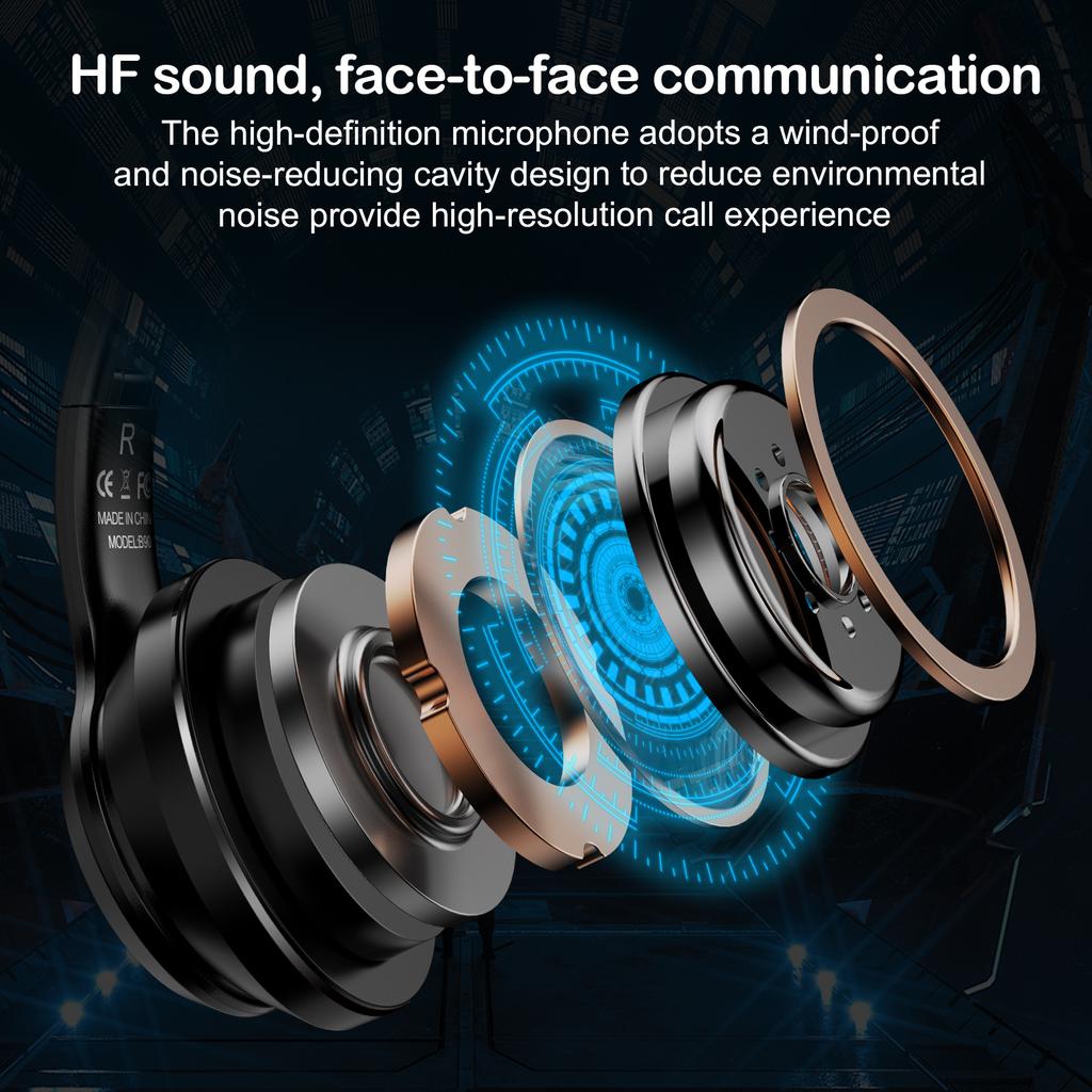 B90 Bluetooth кошачьи наушники, беспроводной и проводной режим складная гарнитура с микрофоном, RGB светодиодная подсветка, для девочек школьные игровые мобильные телефоны ПК планшет