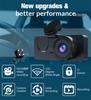 FHD 1080P Автомобильный видеорегистратор с 3 объективами, передняя и задняя камера для внутреннего использования автомобиля, 3-канальная камера, видеорегистратор, видеорегистратор, видеокамера