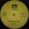 12-дюймовая пластинка CULTURE / THE REVOLUTIONARIES - Forward To Africa / Africa Dub KV801512 Kingdom Records 1981 UK Регги, Ска и Даб Б/У