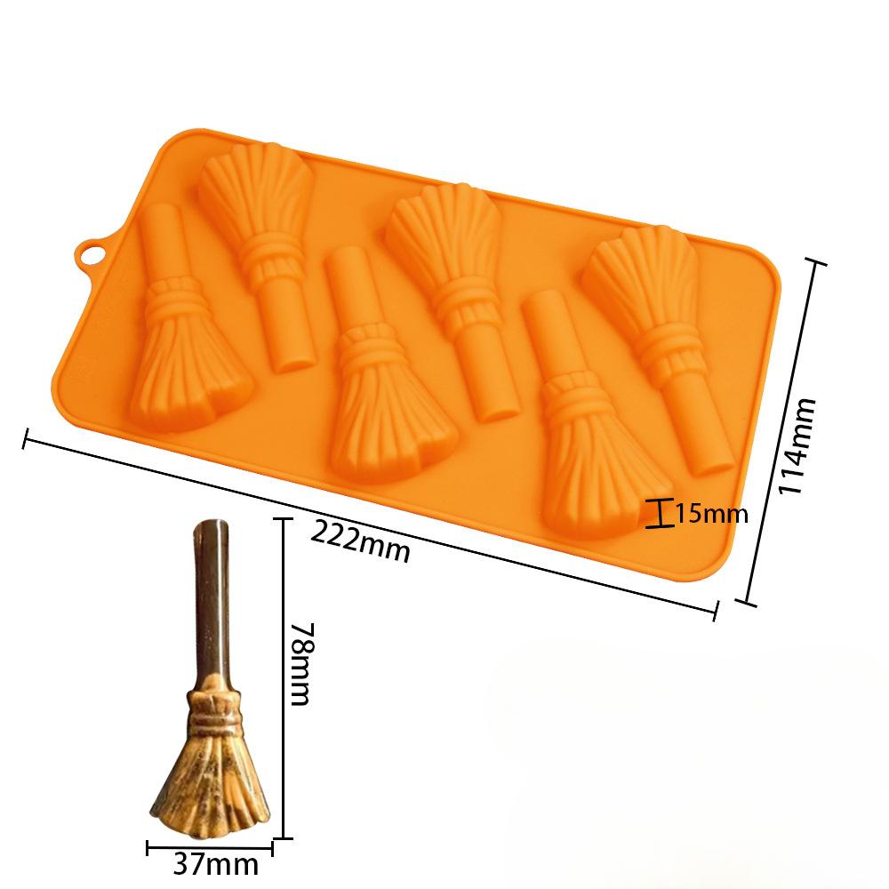 Силиконовая форма для шоколада в виде тыквы на Хэллоуин своими руками, мини-привидение, бисквитные конфеты, принадлежности для выпечки, форма для свечей, инструменты для украшения торта
