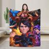 Trollhunters Tales Of Arcadia Blanket  Warm Soft Novelty Plush Throw Blanket For Couch Chair Sofa Bed Travel Bedspread Bed Cover