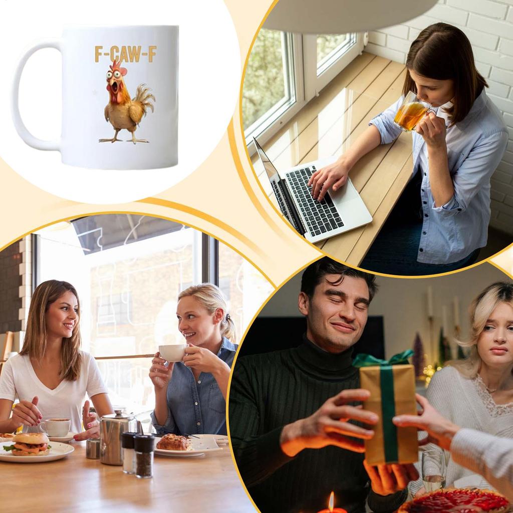 Милая кружка с мультяшным животным, оригинальная керамическая кофейная кружка с дизайном цыпленка, забавная креативная чашка для молока с цыплятами для пасхального подарка