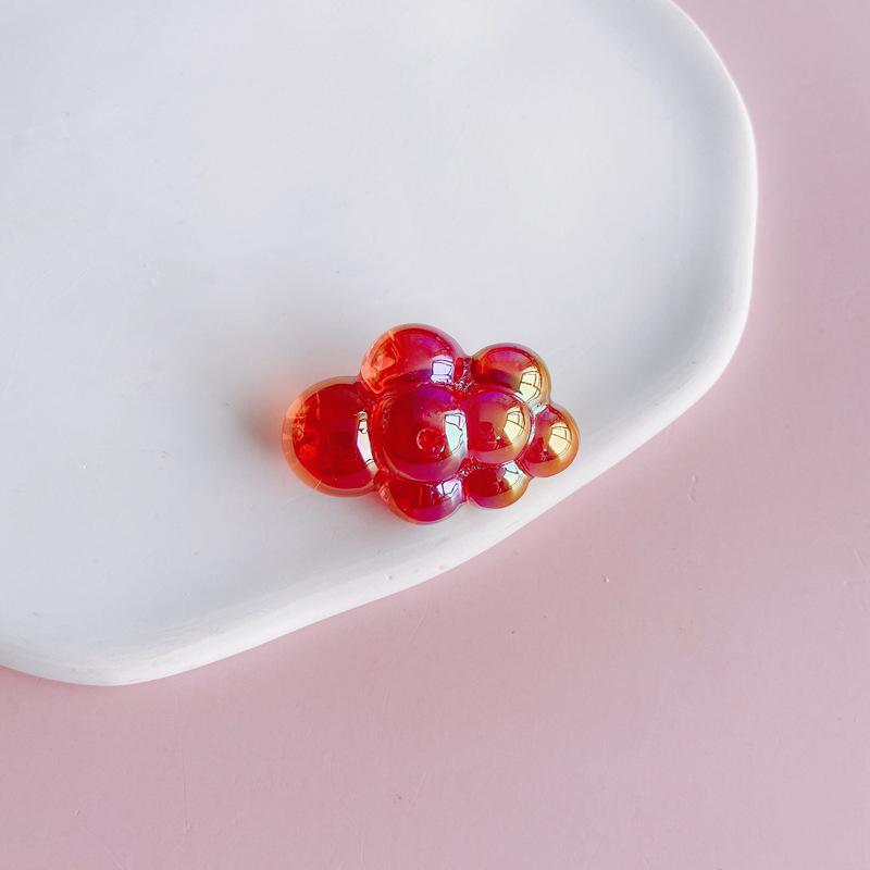 Цветной акриловый брелок-подвеска в виде облака для самодельных ювелирных изделий и телефонных цепочек