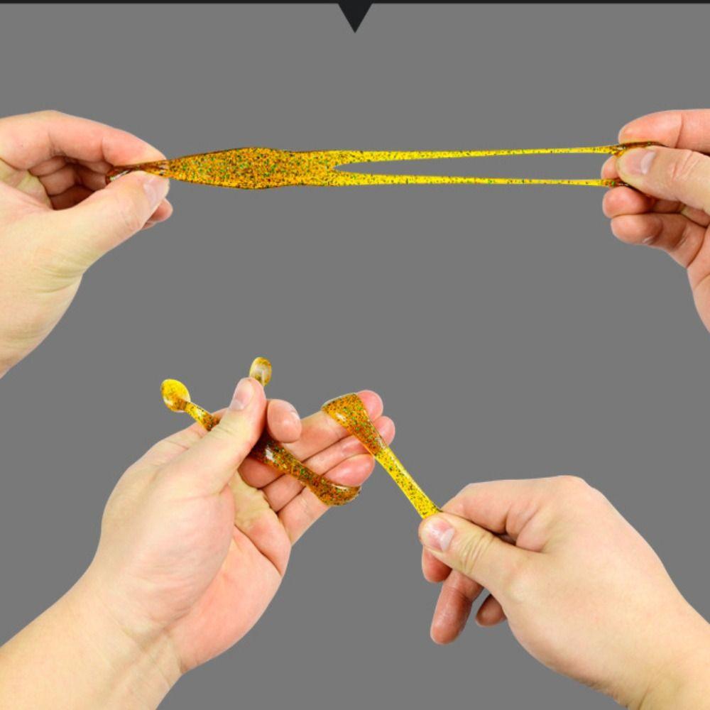 2PCS 3D Eyes Soft Frog Fishing Lures 10.5cm/12g Fishing Gear Product Mini Soft Lure  Fishing