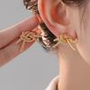 Crazy Chen Shuting'S Sister-In-Law Earrings Of The Same Style, Niche Design Twist Knot Earrings, Advanced Cold Wind Earrings