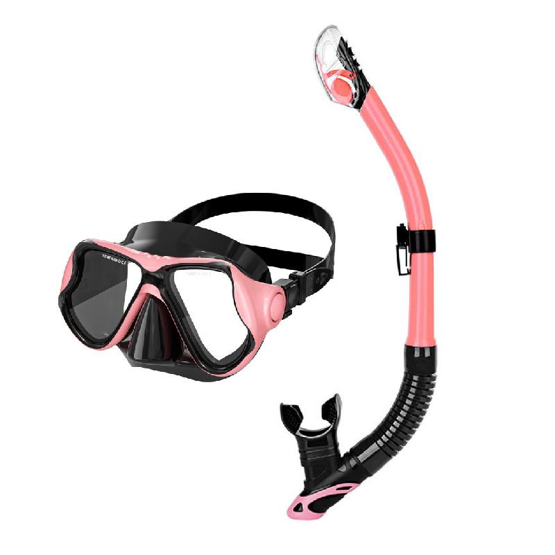 Full Dry Snorkel Breathing Tube, Underwater Respirator Diving Swimming Gear with Waterproof Valve for Freestyle Training, Suitable for Kids and