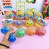 Радужный шариковый пельмень-сквиши Радужная версия с бамбуковой пароваркой для снятия стресса