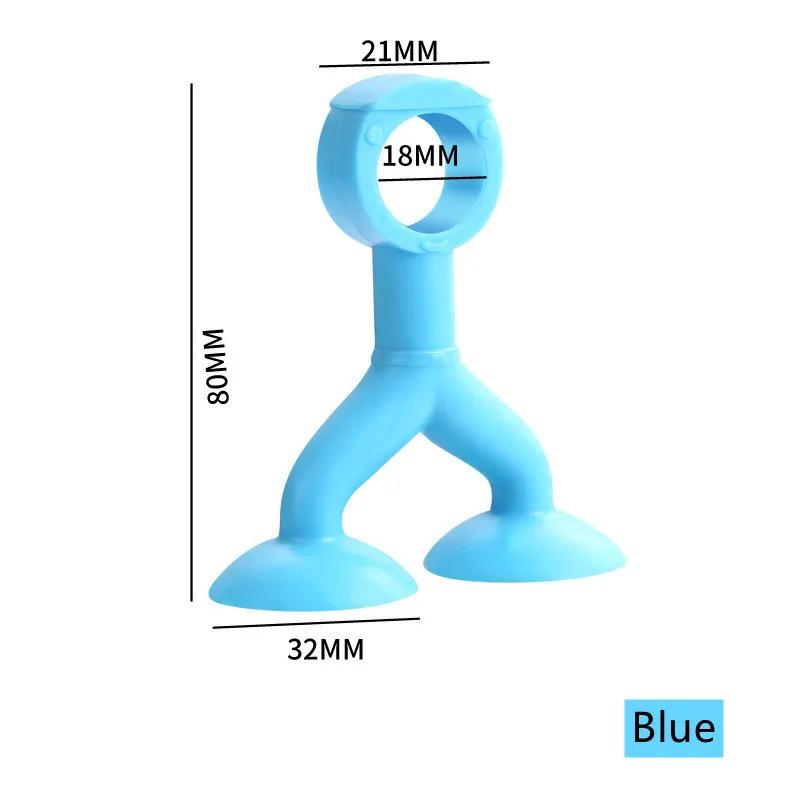 Silicone Anti-Collision Door Stopper Suction Cup Type Door Handle Cover Silence Protection Pad Wall Protection Doorknob Bumper